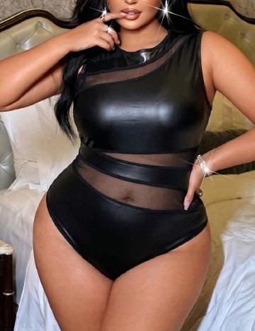 Body SHEIN CURVE, negru