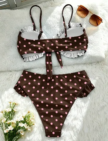 Costum de baie SHEIN, maro