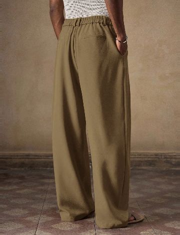Pantaloni SHEIN, maro