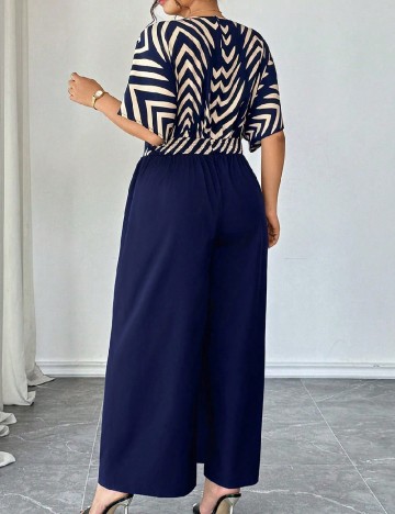 Salopeta SHEIN CURVE, bleumarin