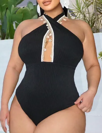 Body SHEIN CURVE, negru