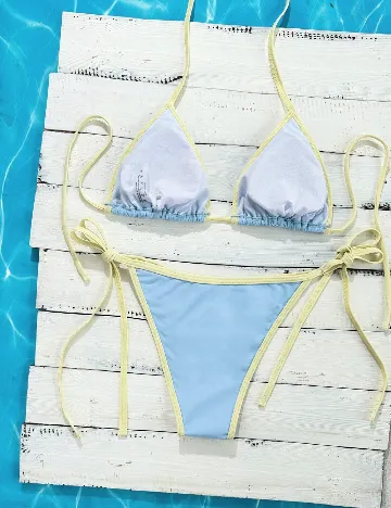 Costum de baie SHEIN, albastru
