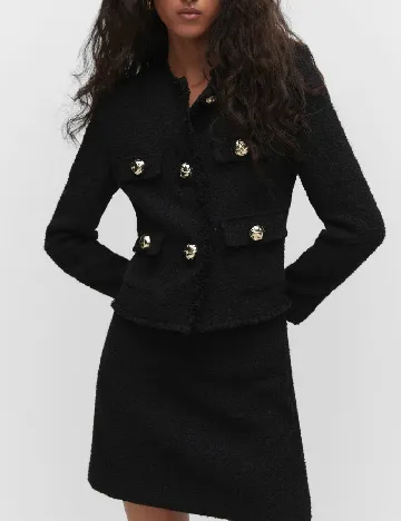 Sacou Mango, negru