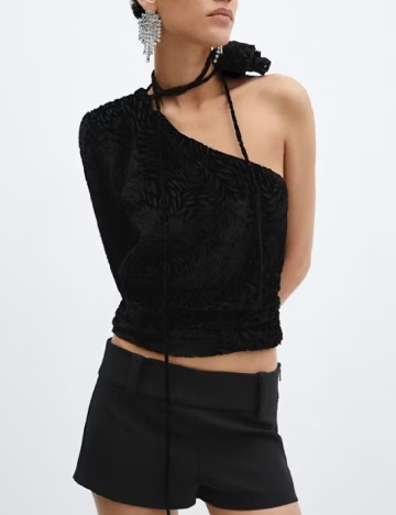 Top Mango, negru