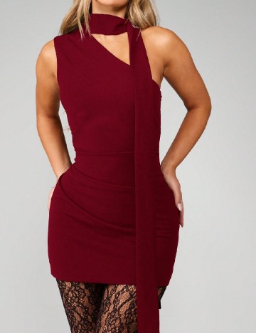 Rochie scurta Missguided, visiniu