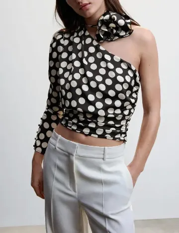 Top Mango, negru