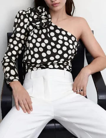Top Mango, negru