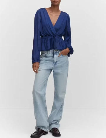 Bluza Mango, albastru