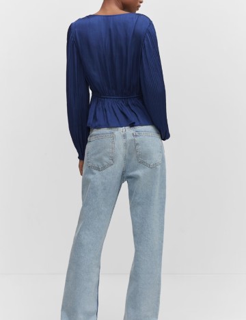 Bluza Mango, albastru