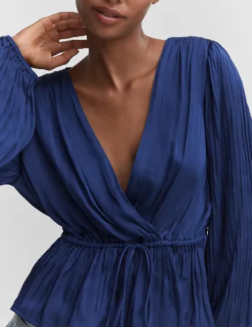 Bluza Mango, albastru