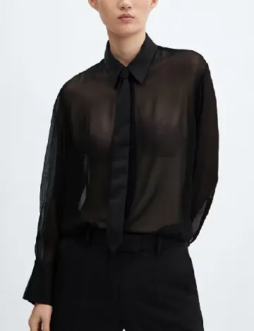 Camasa Mango, negru