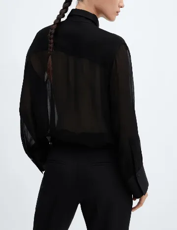 Camasa Mango, negru