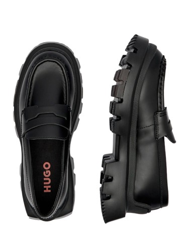 Mocasini Hugo, negru