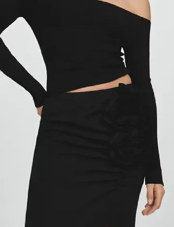 Fusta Mango, negru
