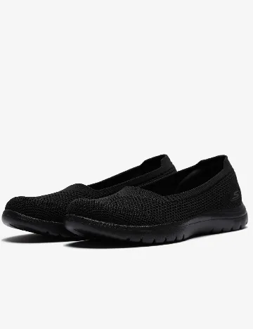 Espadrile SKECHERS, negru