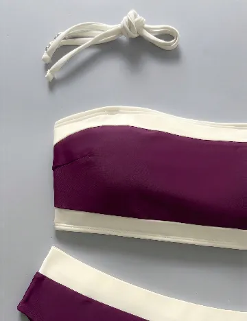 Costum de baie SHEIN, visiniu