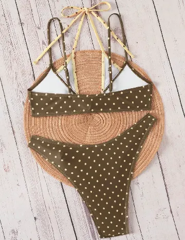 Costum de baie SHEIN, maro