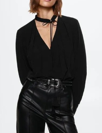 Bluza Mango, negru