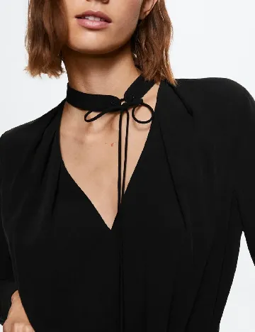 Bluza Mango, negru