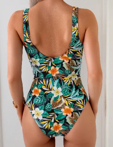 Costum de baie SHEIN, verde