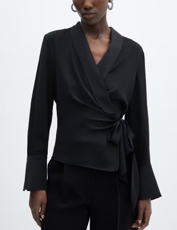 Bluza Mango, negru