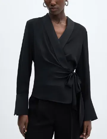 Bluza Mango, negru