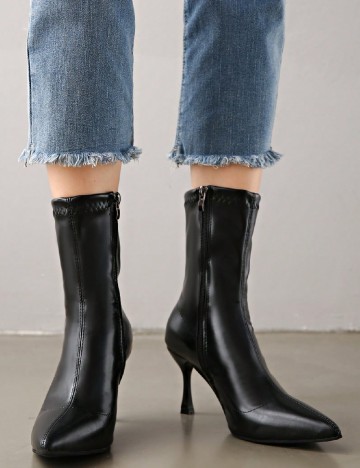 Botine SHEIN, negru