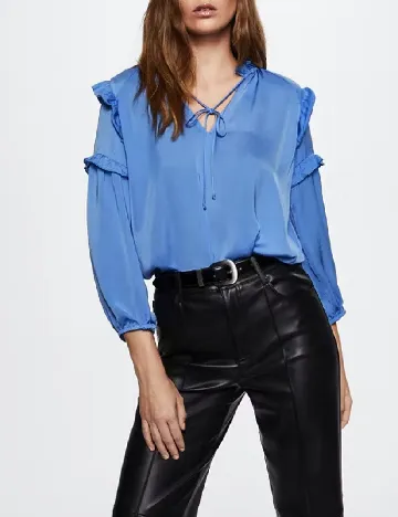 Bluza Mango, albastru