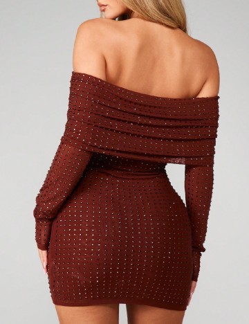 Rochie scurta Missguided, maro
