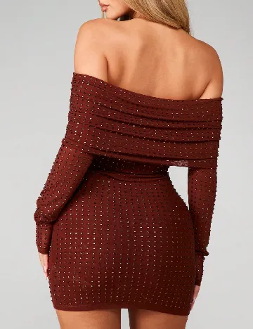 Rochie scurta Missguided, maro