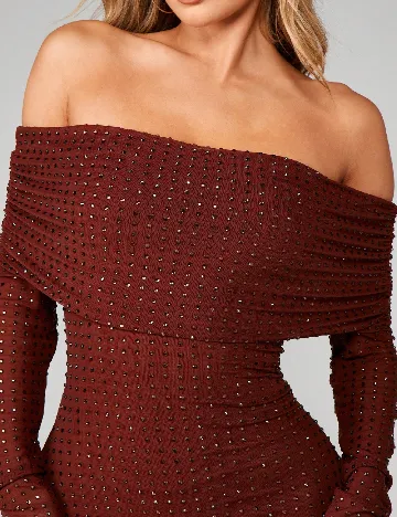 Rochie scurta Missguided, maro