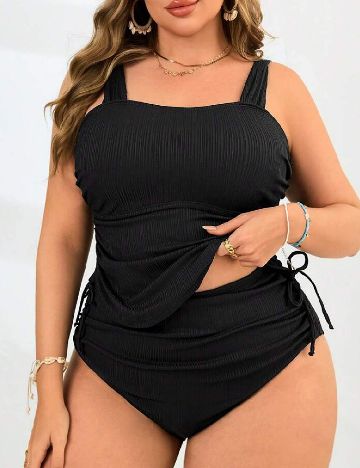 Costum de baie SHEIN CURVE, negru