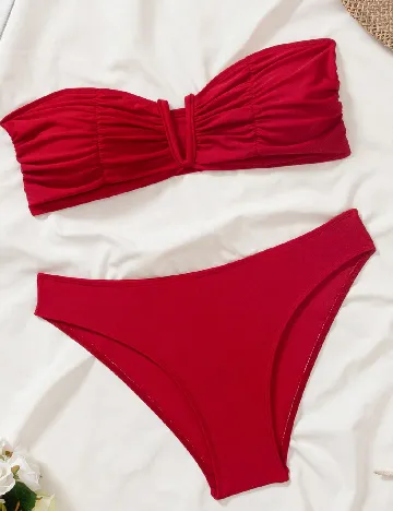 Costum de baie SHEIN, rosu