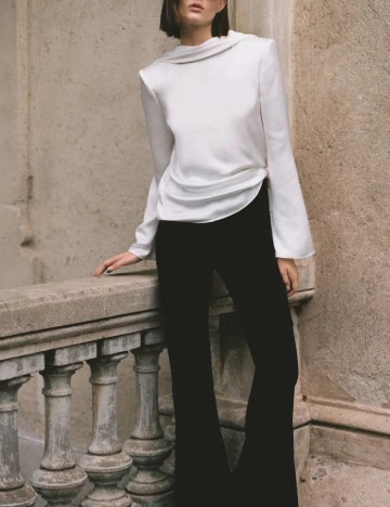 Bluza Mango, alb