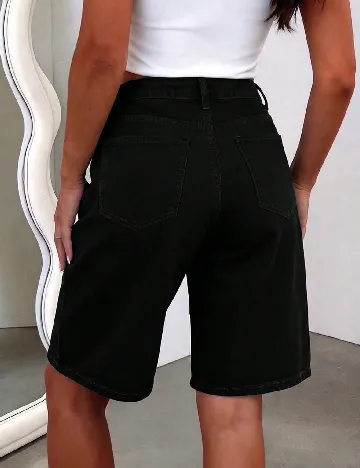 Pantaloni scurti SHEIN, negru