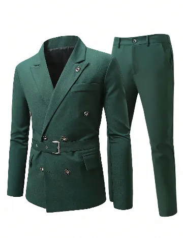 Costum SHEIN Plus Size Men, verde
