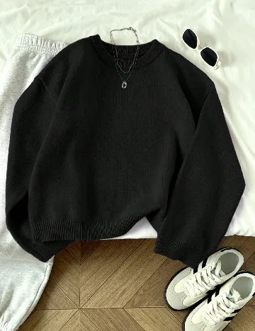 Bluza SHEIN, negru