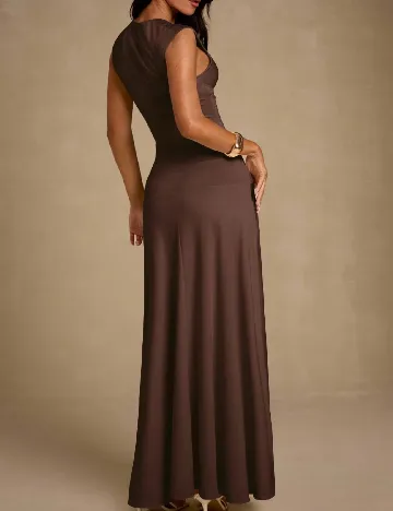 Rochie lunga SHEIN, maro