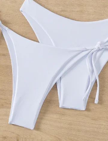 Costum de baie SHEIN, alb