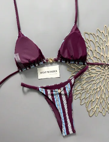 Costum de baie SHEIN, albastru