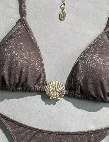 Costum de baie SHEIN, maro