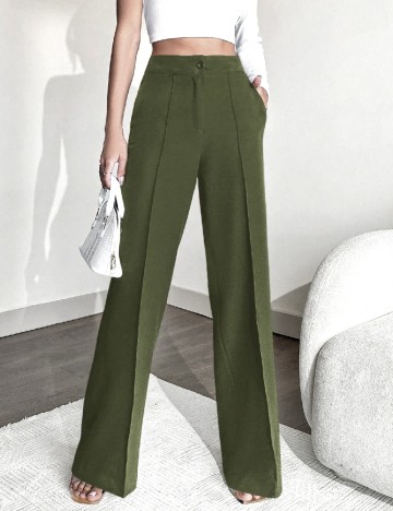 Pantaloni SHEIN, verde