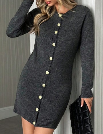 Rochie scurta SHEIN, gri