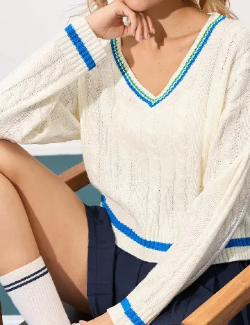 Bluza SHEIN, ecru