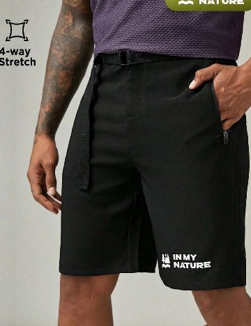 Pantaloni scurti SHEIN, negru