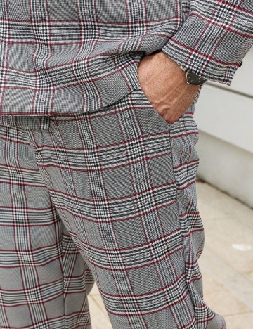 Costum SHEIN Plus Size Men, gri