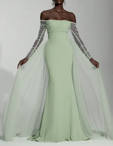 Rochie lunga SHEIN, verde
