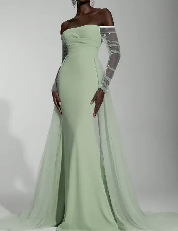 Rochie lunga SHEIN, verde