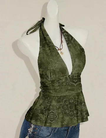 Top SHEIN, verde