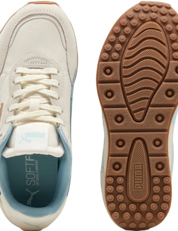 Adidasi Puma, alb/bleu